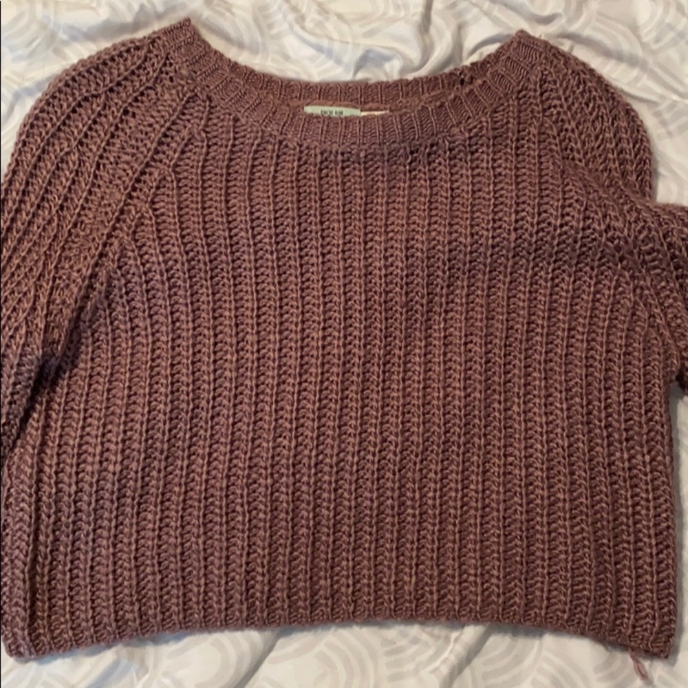 Purple sweater
